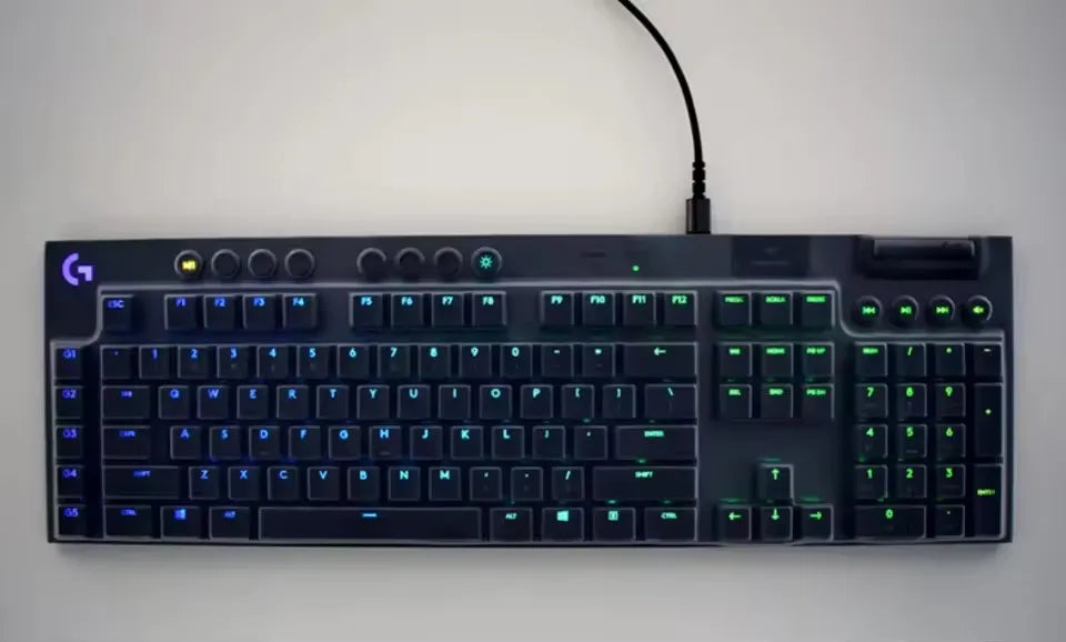 For Logitech G915 G913 TKL 87 keys / G913 G813 109 keys Mechanical Gaming Silicone Desktop keyboard Cover Skin Protector Film