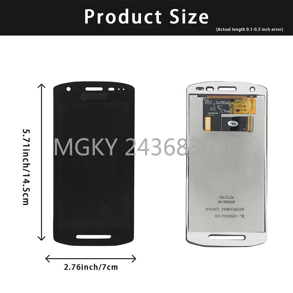 LCD Touch Screen for Zebra TC21 TC210K TC26 TC26AK TC26BK TC26CK TC26DK