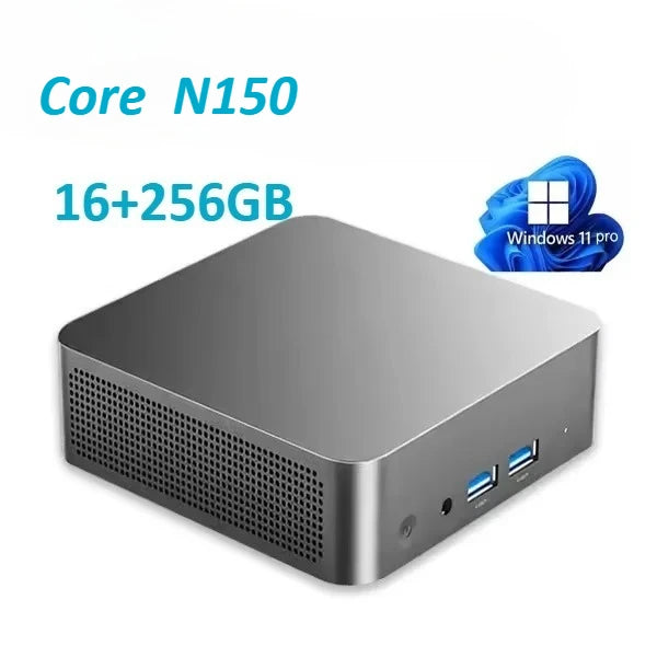 2026 NEW Intel N150 Mini PC 16GB RAM, 1TB or 2TB SSD, WiFi6, Windows 11, Perfect for Desktop Office Portable Gaming