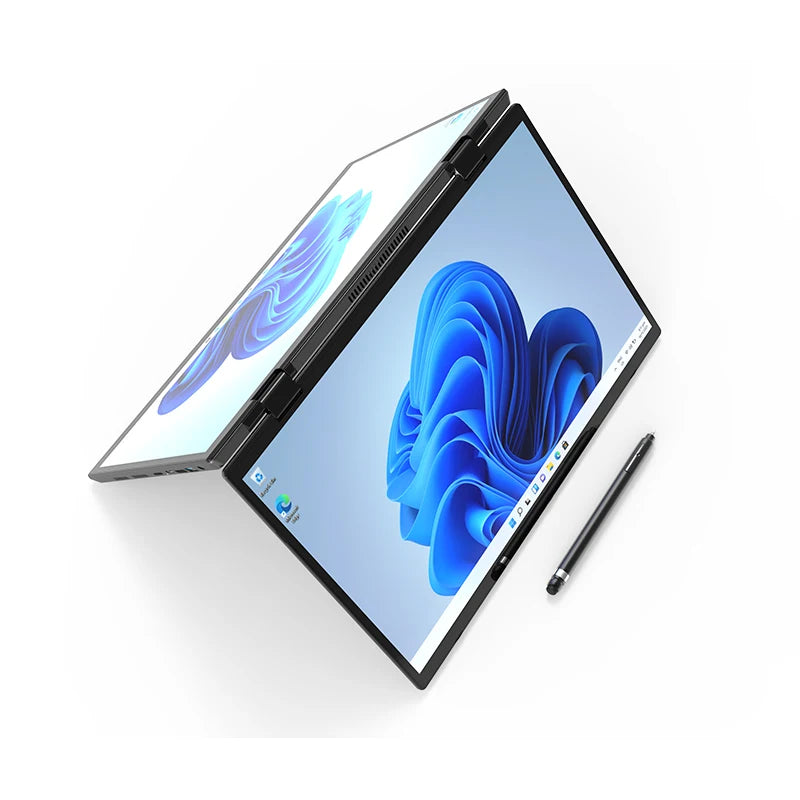 Topton L15 360° YOGA Laptop Intel N95 N100 Dual 10.5 Inch IPS Touch Screen Windows 11 2 in 1 Tablet Notebook Office Mini PC