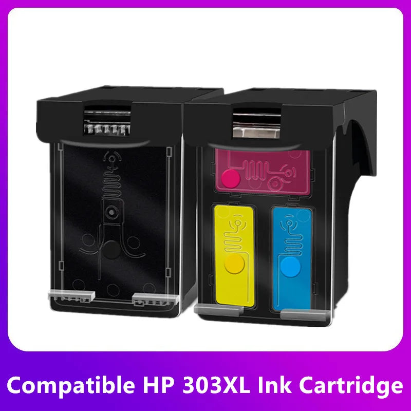 Ink Cartridge 303XL Compatible for HP303 for HP 303 for HP Envy 6220 6222 6230 6234 6252 6255 7120 7130 7132 7155 Printers