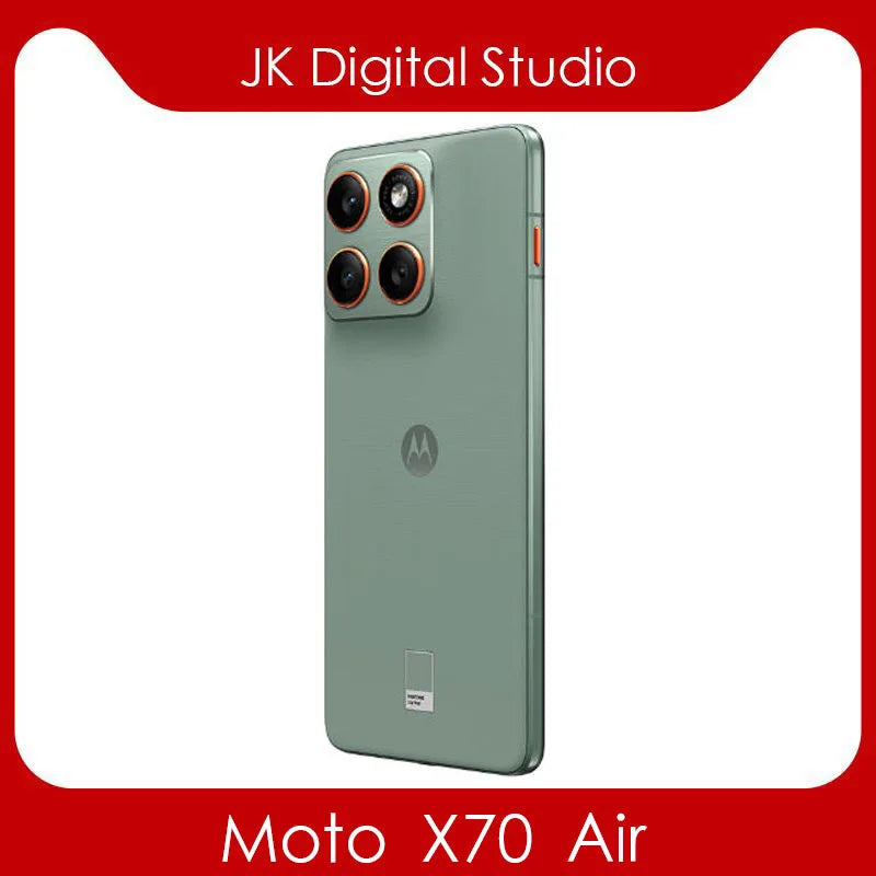 Motorola Moto X70 Air – 6.7" 2712x1220 LED, Snapdragon 7 Gen4, 50MP, Android 16, 4800mAh, 68W Fast Charge