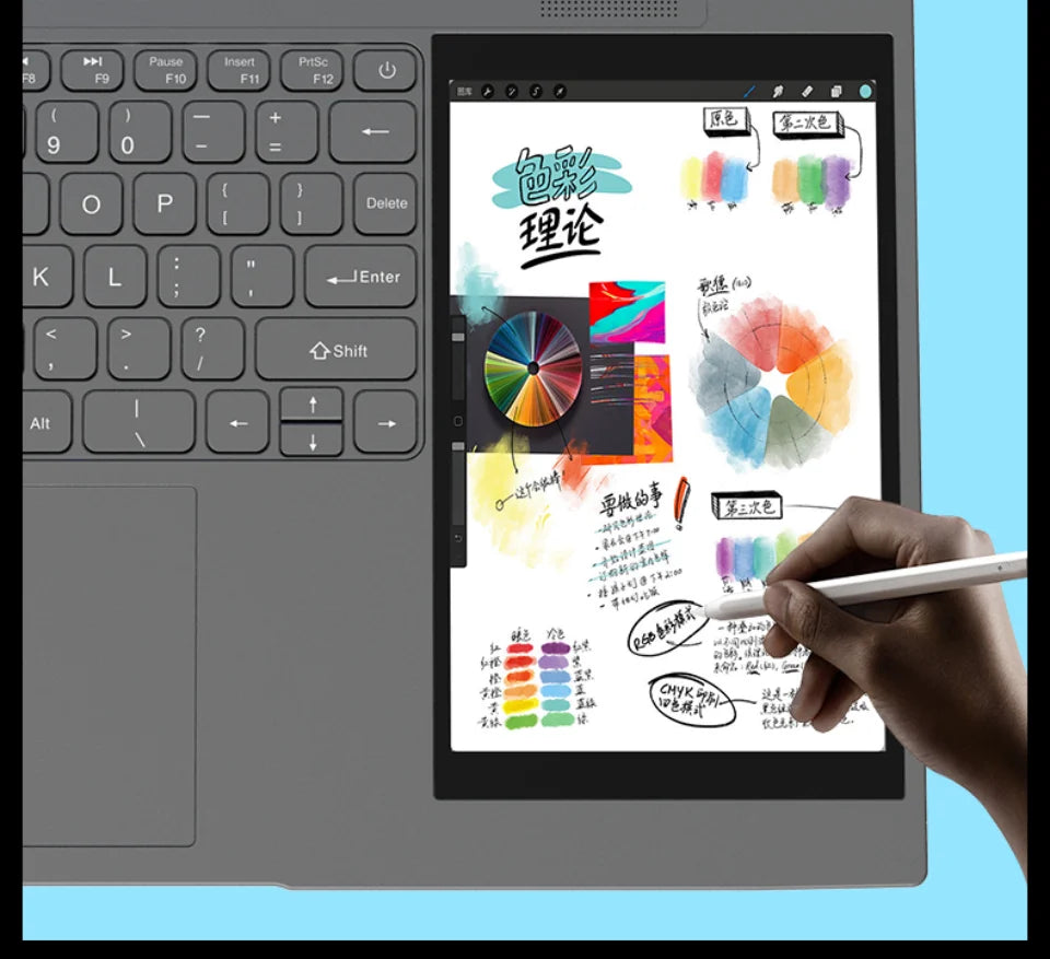 NWNLAP Dual Screen Laptop – 15.6" IPS + 7" Touch Screen, Intel N95/N100, 16GB RAM, Up to 2TB SSD, Windows 11, Face ID