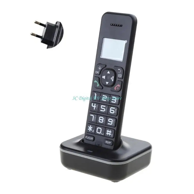 E74D Cordless Telephone Landline Phone Caller Display and Memory for Home Office