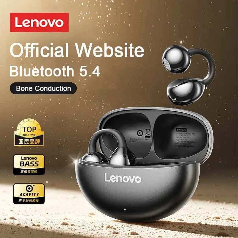 Lenovo TA410 TWS Bone Conduction Ear Clip Bluetooth 5.4 Wireless Earbuds