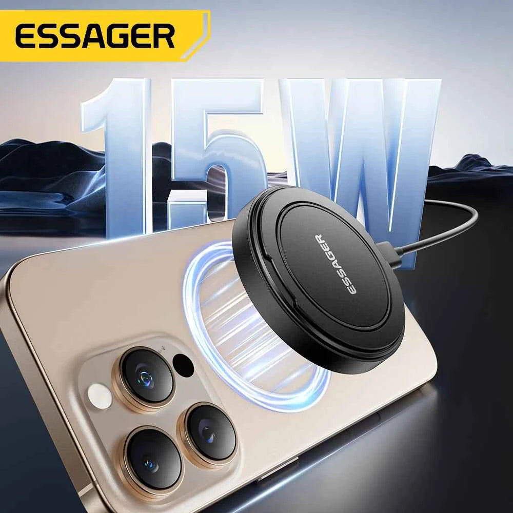 Essager 15W Magnetic Wireless Charger with Foldable Stand