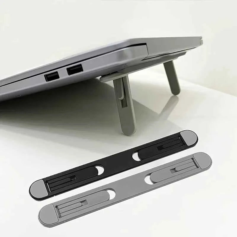 Adjustable and Foldable Laptop Stand with Keyboard & Tablet Holder, Heat Sink Design for Height Adjustment, Improved Vision