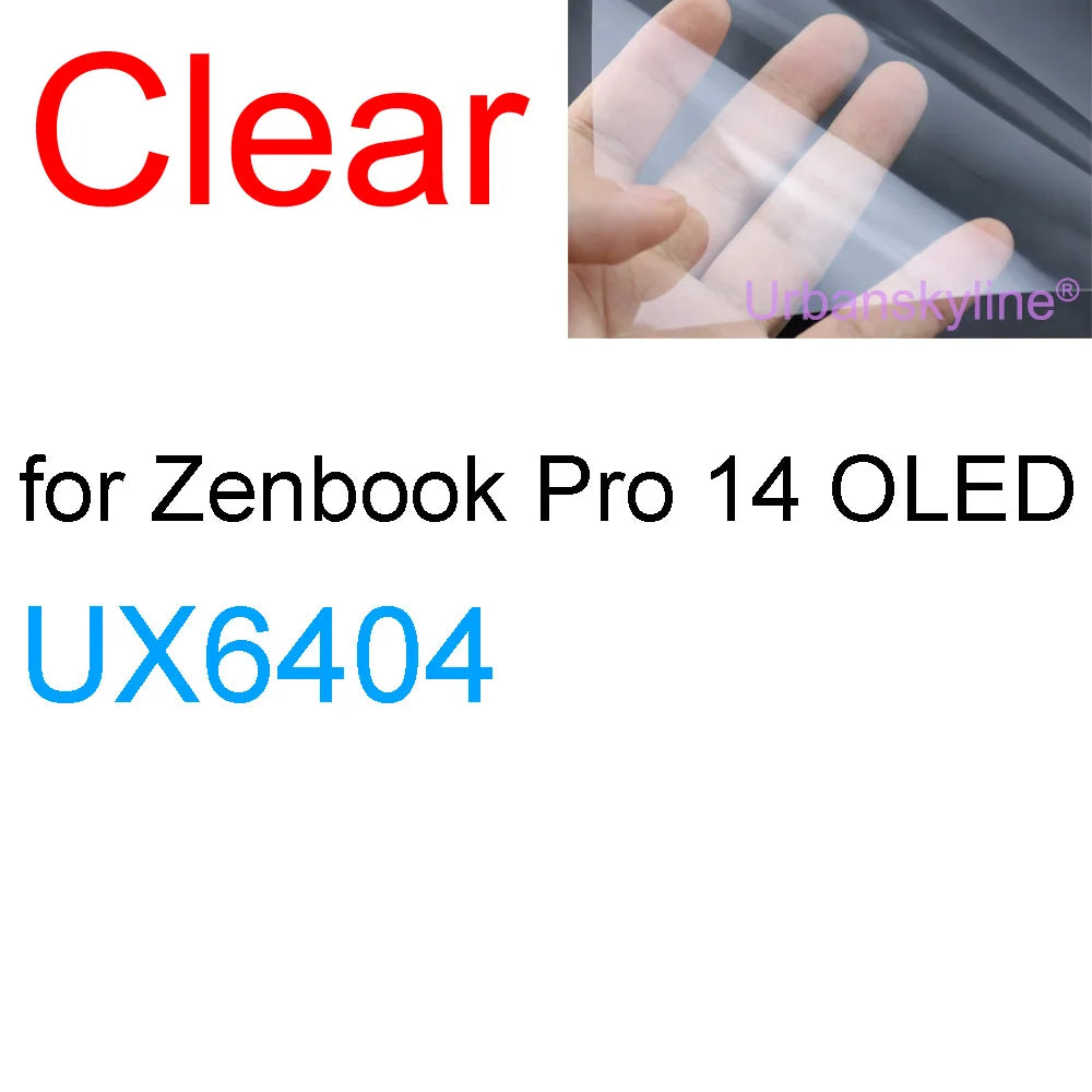 Screen Protector for ASUS Zenbook 13 Pro 14 15 Flip UX3405 UX5304 UM3406 UM3504 UX6404 OLED HD Clear Matte Frosted Film