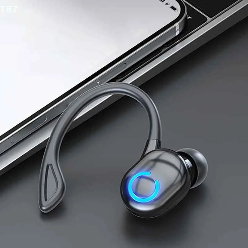 Wireless Bluetooth Ear-Hook Earbuds with Noise Cancelling and HD Mic
