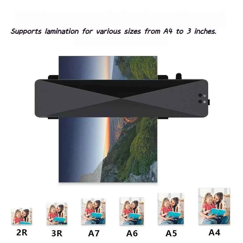 FNL001Photo Laminator Office Use Laminating Machine Photo Laminator Small Laminating MachineA4Plastic-envelop machine