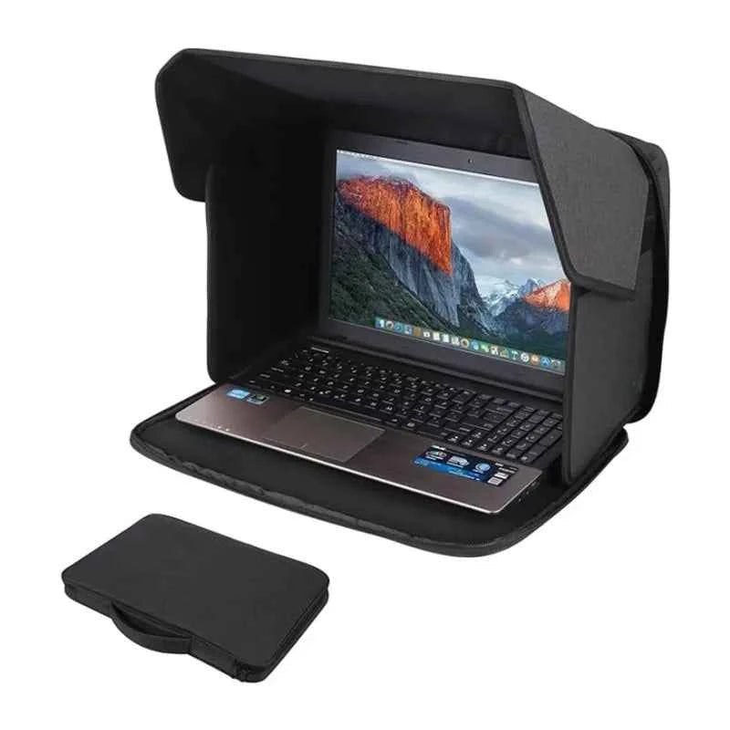1pcs Outdoor Laptop Sun Shade Computer Privacy Cover Foldable Portable Laptop Protective Case for Outdoor Use