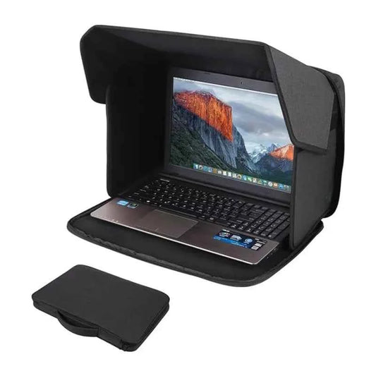 1pcs Outdoor Laptop Sun Shade Computer Privacy Cover Foldable Portable Laptop Protective Case for Outdoor Use