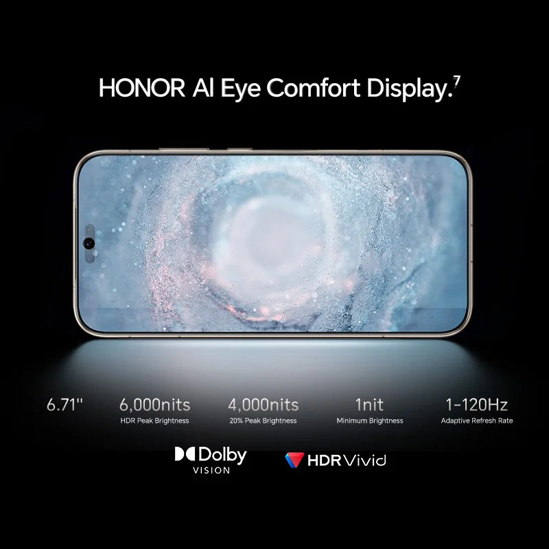 Honor Magic8 Pro 5G Global – 12GB+512GB, 6.71" 120Hz OLED, 200MP Camera, 7100mAh, 100W SuperCharge