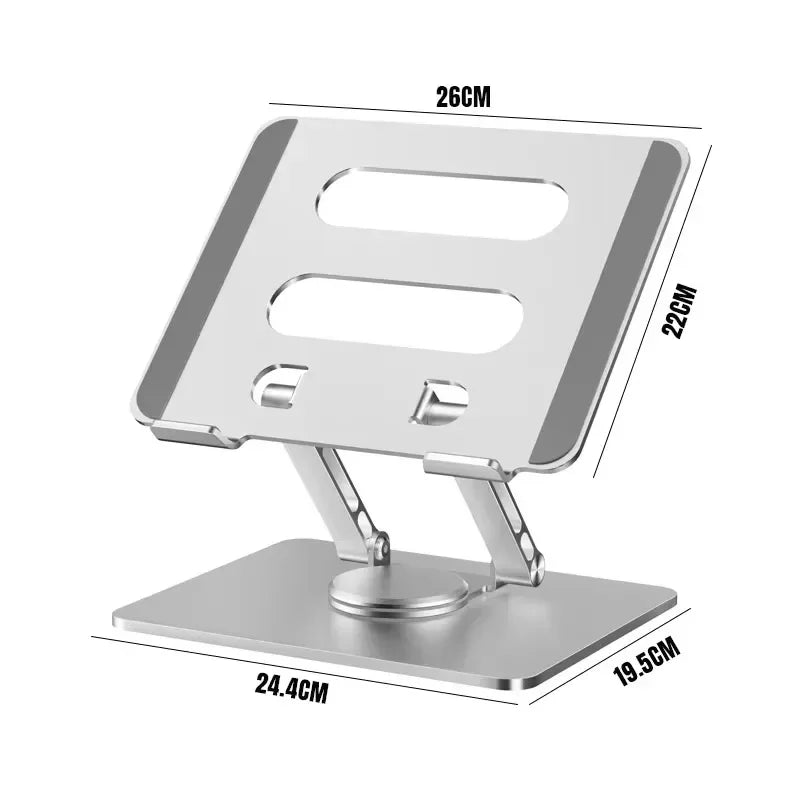 360° Rotation Portable Desktop Bracket Foldable Aluminum Laptop Tablet Holder For iPad Macbook RedmiBook Galaxy Tab Book Laptop