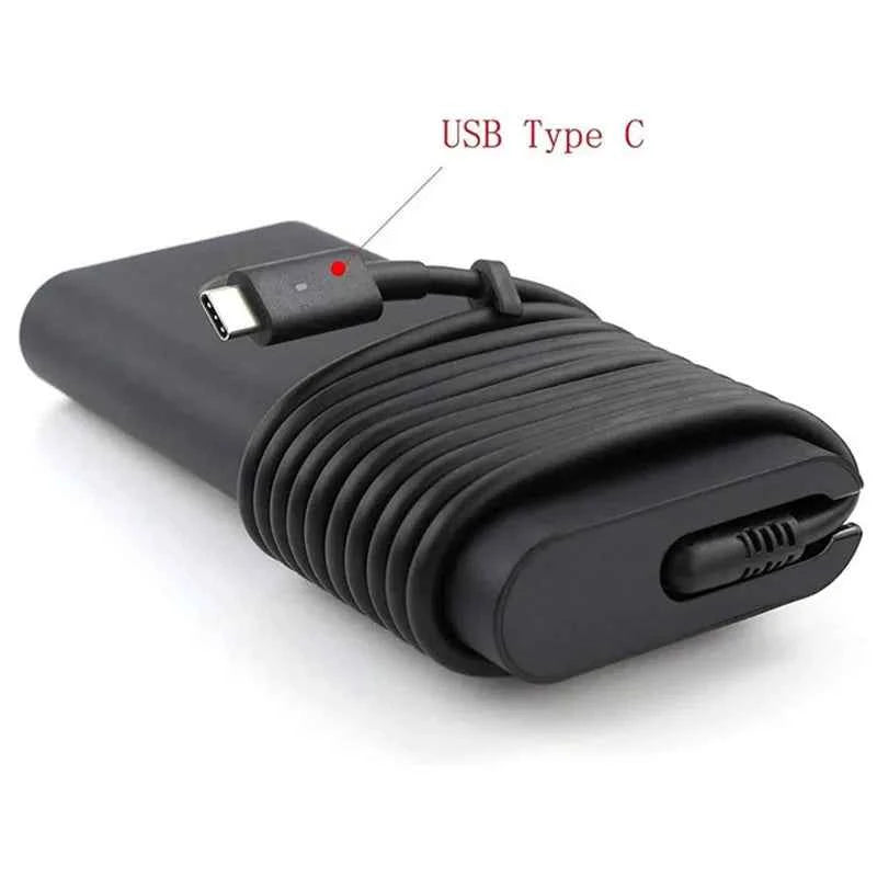 130W USB/TYPE-C Laptop Power Adapter Slim For Dell Xps15 17 Precision 5550 5530 Latitude 7410 7310 7210 9410 9510 5420 5520 5510