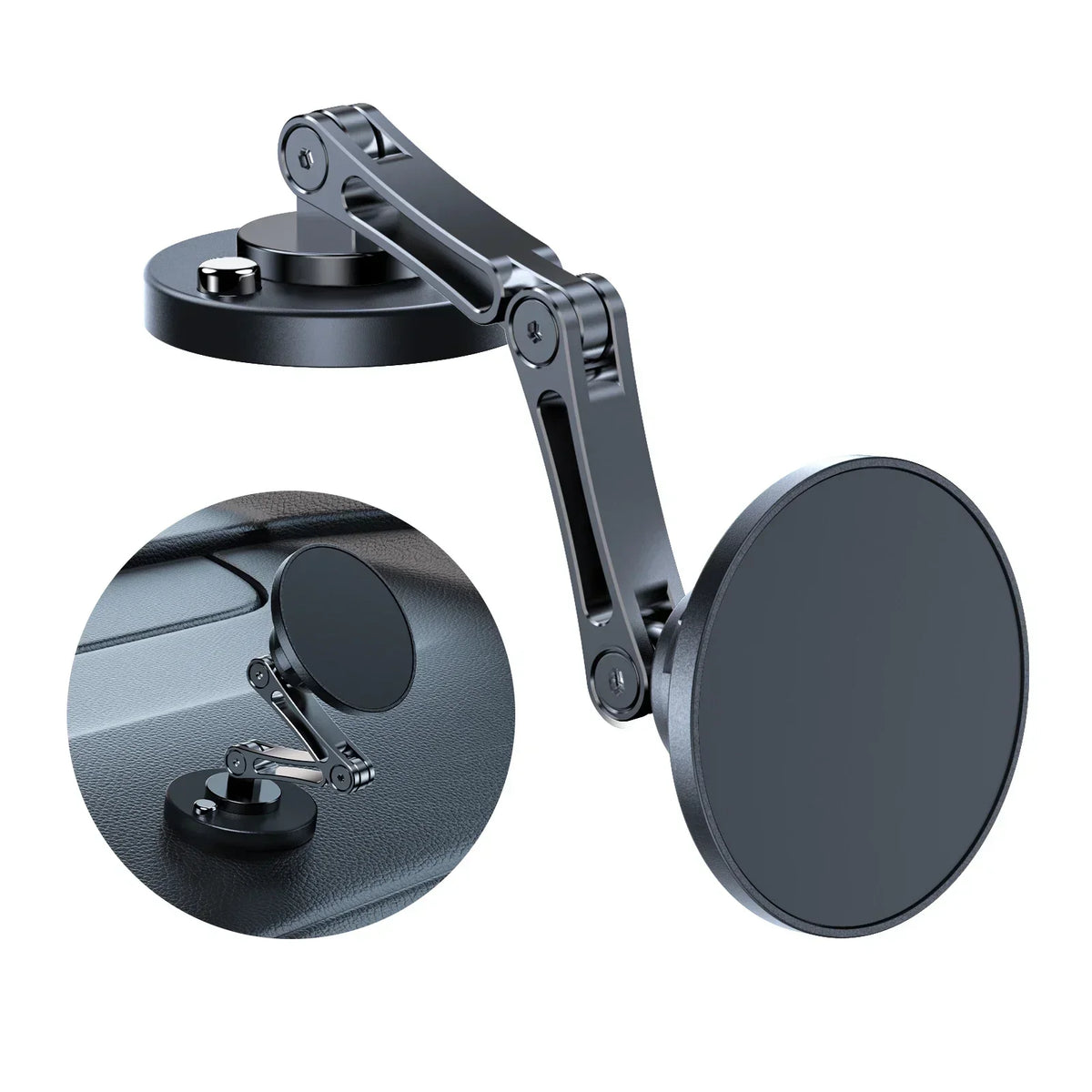 15W Magnetic Wireless Car Charger Mount for iPhone 16 15 14 13 12