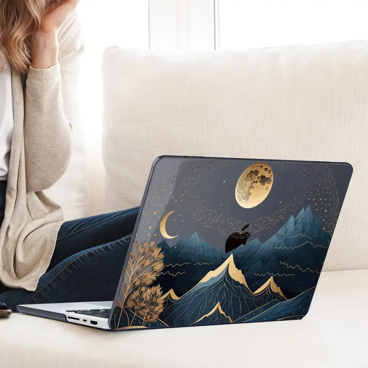 Laptop Case Quicksand Hard Shell For MacBook New Chip M1 Air 13 Pro 13 For Macbook New Pro 14 Pro 16 New Air13.6 M2 Cover Case