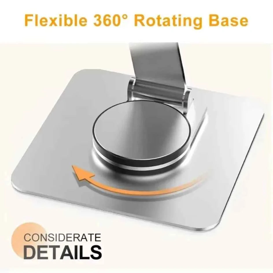 360° Rotation Portable Desktop Bracket Foldable Aluminum Laptop Tablet Holder For iPad Macbook RedmiBook Galaxy Tab Book Laptop