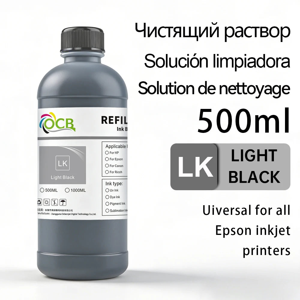 500ML Sublimation Ink DX5 TX800 I3200 I1600 L1800 1390 R1900 L800 XP600 L805 ET-15000 ET-8550 ET-8500 Heat Press Transfer Ink