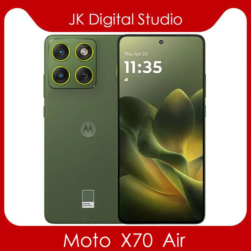 Motorola Moto X70 Air – 6.7" 2712x1220 LED, Snapdragon 7 Gen4, 50MP, Android 16, 4800mAh, 68W Fast Charge