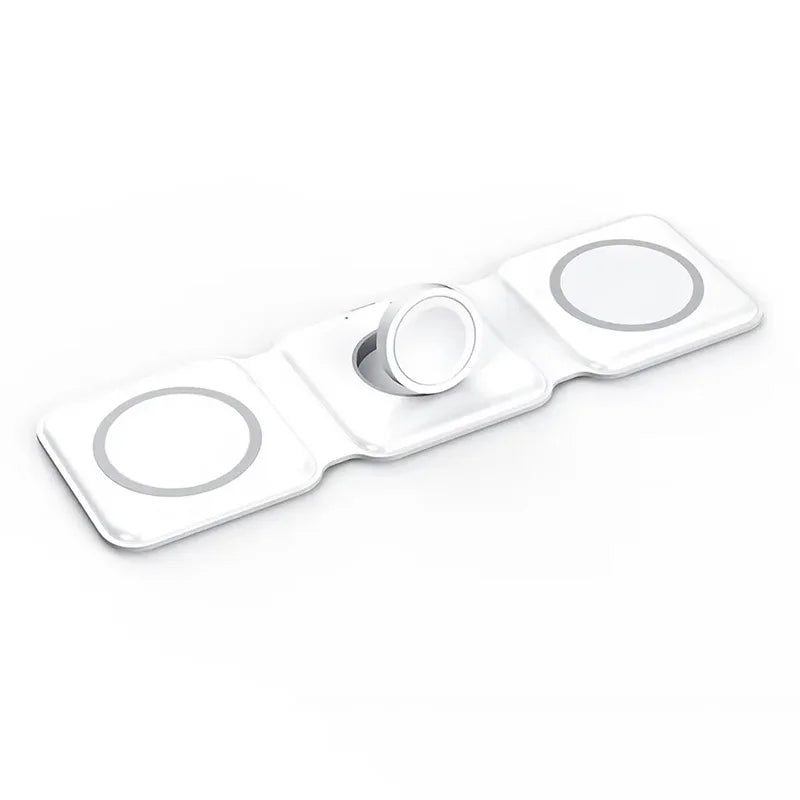 3-in-1 Magnetic Folding 15W Fast Wireless Charger