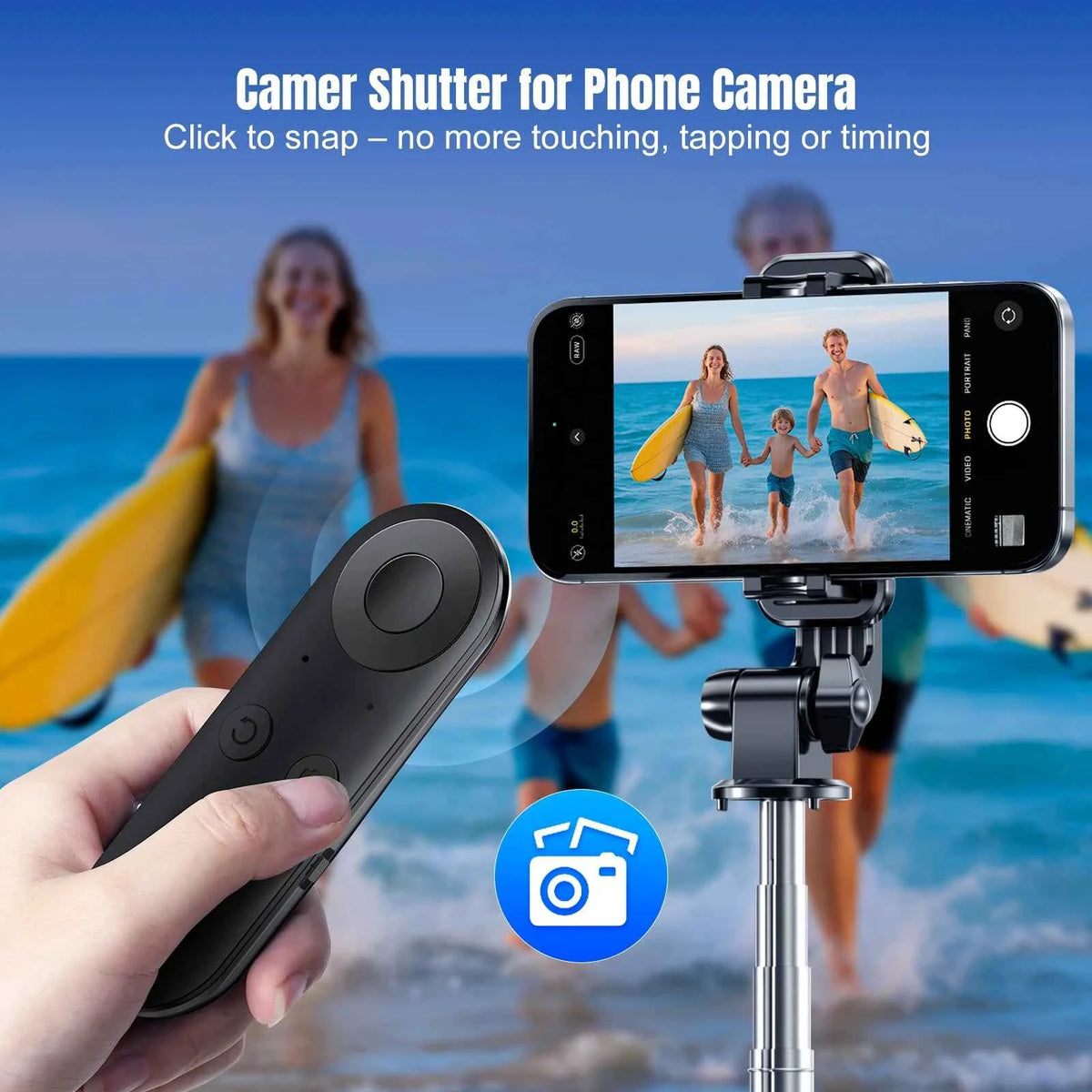 Smartphone Remote Clicker with Air Mouse Multifunctional Smart Fingertip Ring Remote Control for iPhone iPad Android Tablet