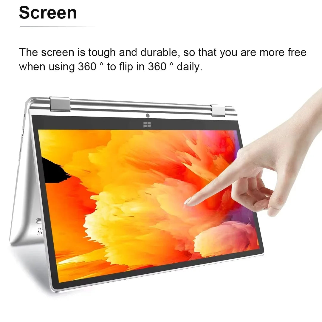 2-in-1 Touch Screen Laptop 11.6" – Intel i7-8500Y, 8GB RAM, 1TB SSD, 360° Flip, Windows 11, Tablet PC