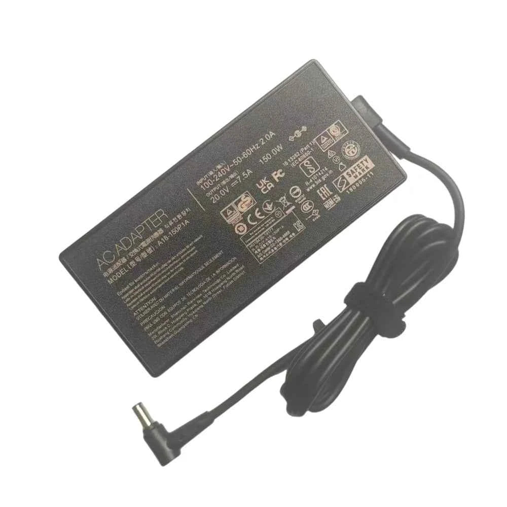 150W 20V 7.5A 6.0x3.7mm Laptop Charger Power Adapter For Asus TUF Gaming FX705DT FX505D FX505DU FX505DT FX95D FX95G A18-150P1A