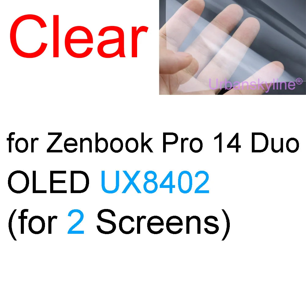 Screen Protector for ASUS Zenbook 13 Pro 14 15 Flip UX3405 UX5304 UM3406 UM3504 UX6404 OLED HD Clear Matte Frosted Film
