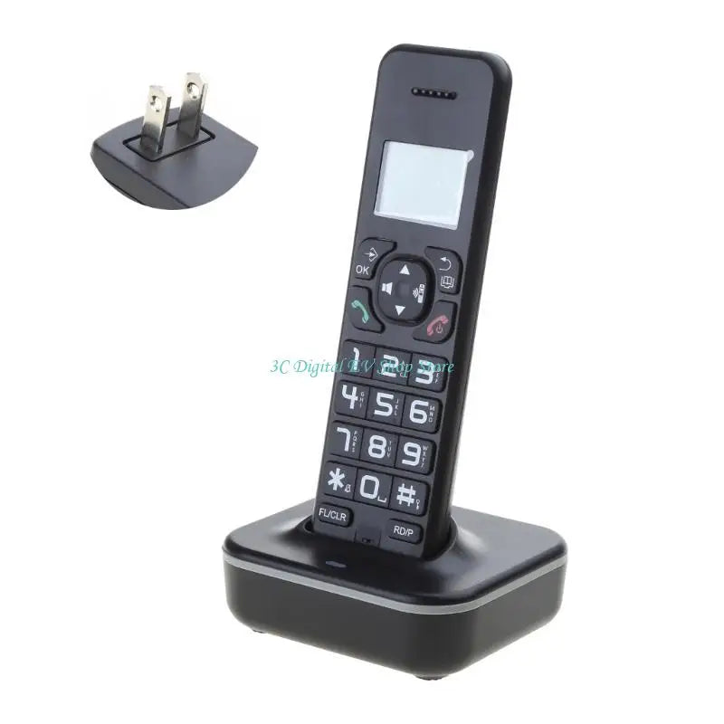 E74D Cordless Telephone Landline Phone Caller Display and Memory for Home Office