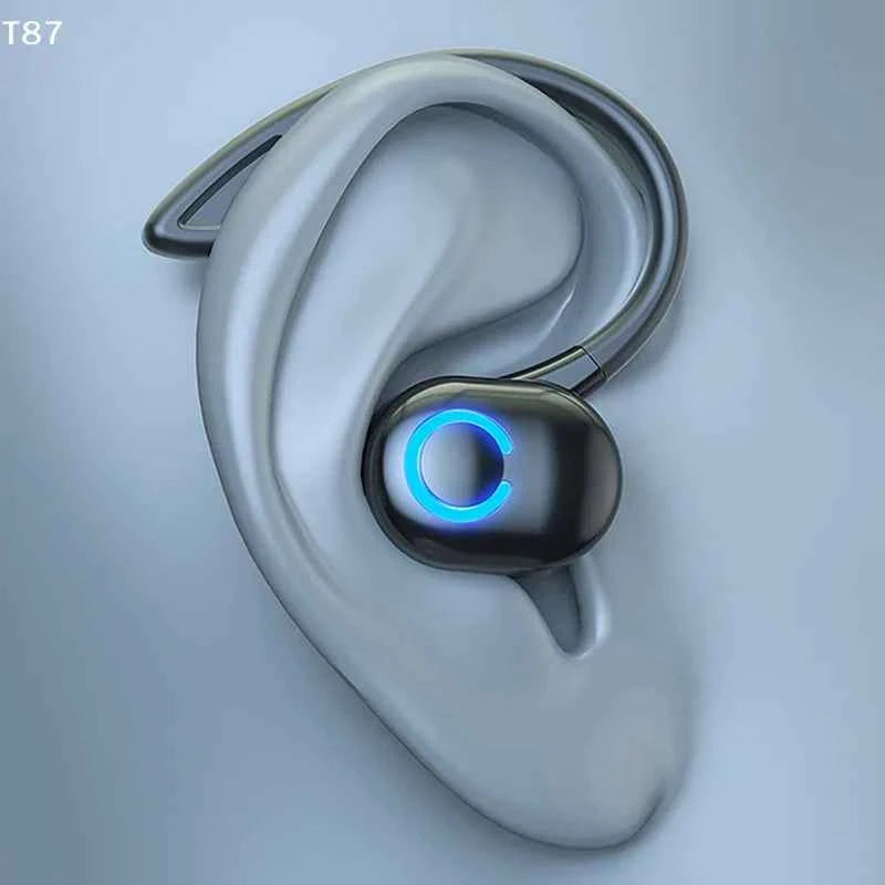 Wireless Bluetooth Ear-Hook Earbuds with Noise Cancelling and HD Mic