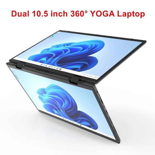 Topton L15 360° YOGA Laptop Intel N95 N100 Dual 10.5 Inch IPS Touch Screen Windows 11 2 in 1 Tablet Notebook Office Mini PC