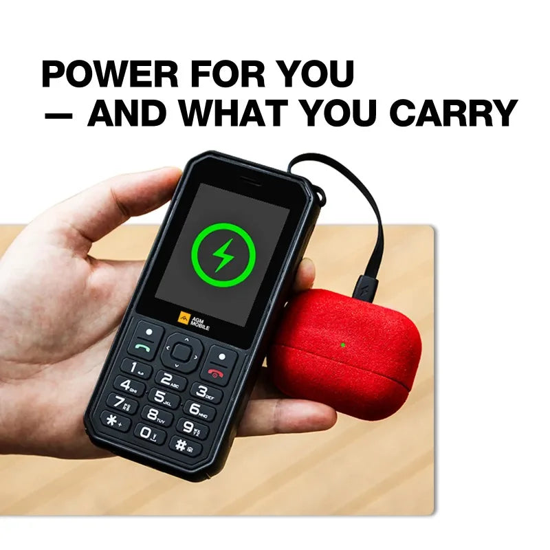 AGM M11 4G Rugged Phone – IP68 Waterproof, 4000mAh, WiFi Hotspot, Reverse Charging, Outdoor Use