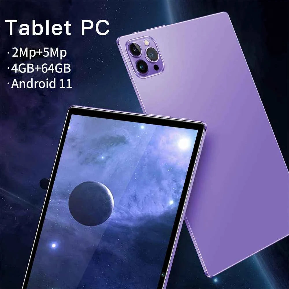 2024 Top selling 10.1-inch Tablet with 4GB RAM 64GB ROM, Android 11 System Tablet Song Player Global Version Tablet 5000 mAh