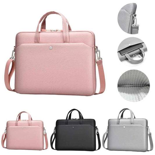 Laptop Sleeve Bag For Macbook Air Pro 16 Pouch 13.3 14 15.6 Inch HP Huawei Lenovo Dell Notebook Case Shoulder HandBag Briefcases