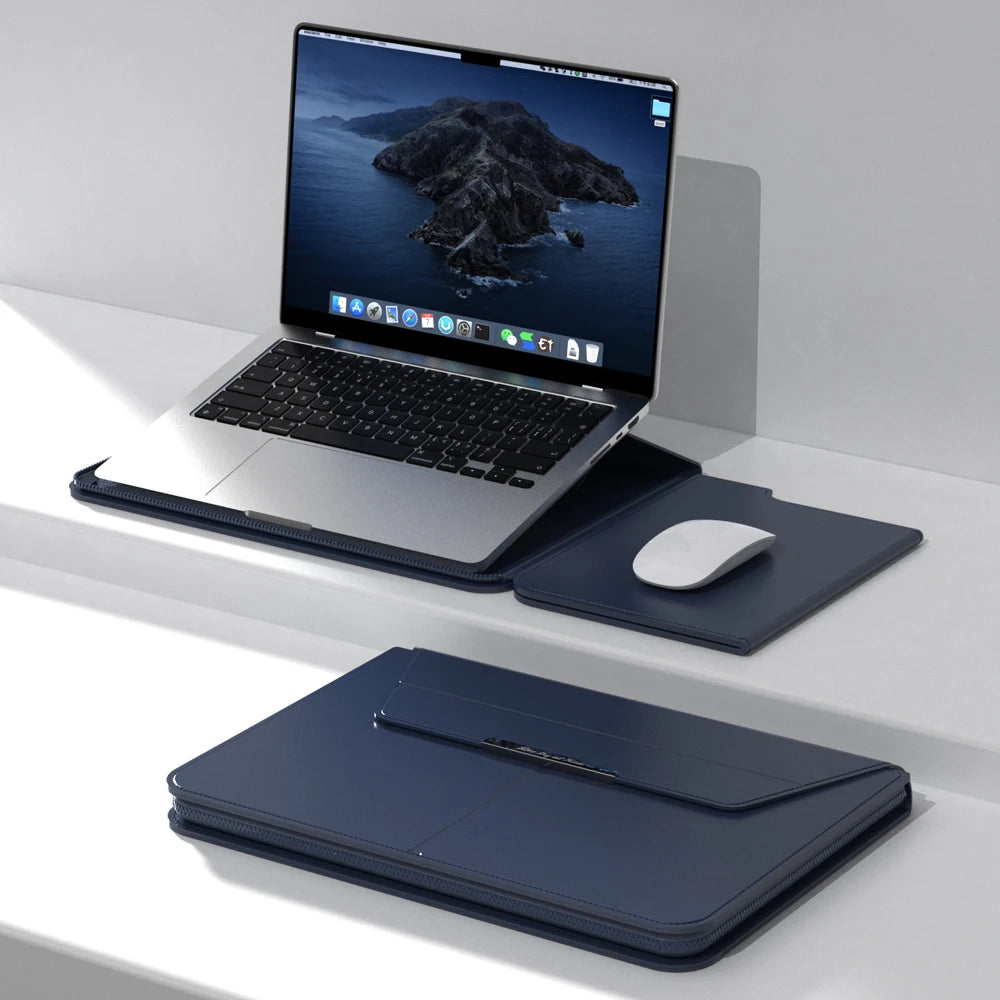 Laptop Liner Sleeve for Macbook Air 13.6 Case 13.3 15.4 Unisex Waterproof Letters Sleeve Envelope Leather Laptop Sleeve Pouch