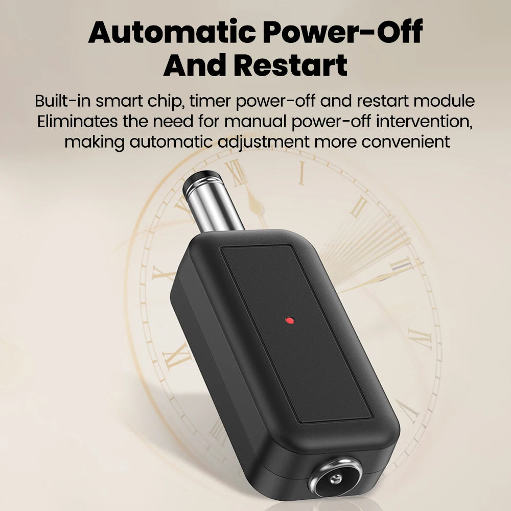 Smart 24-Hour Timer Router – Automatic WiFi Restart Device, DC Powered