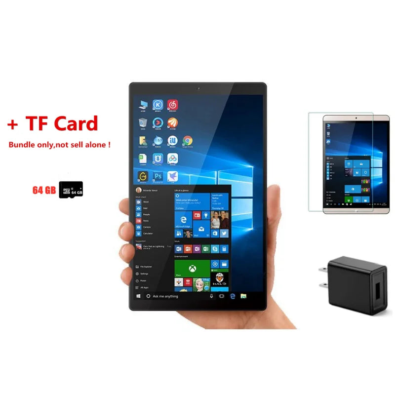 Big Sales 8 INCH 64 Bit X64 System Windows 10 Pocket Tablet PC 8GB RAM 128GB ROM AR3 Dual Cameras Quad Core