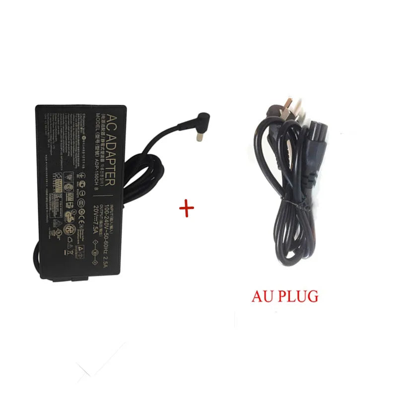 150W 20V 7.5A 6.0x3.7mm Laptop Charger Power Adapter For Asus TUF Gaming FX705DT FX505D FX505DU FX505DT FX95D FX95G A18-150P1A