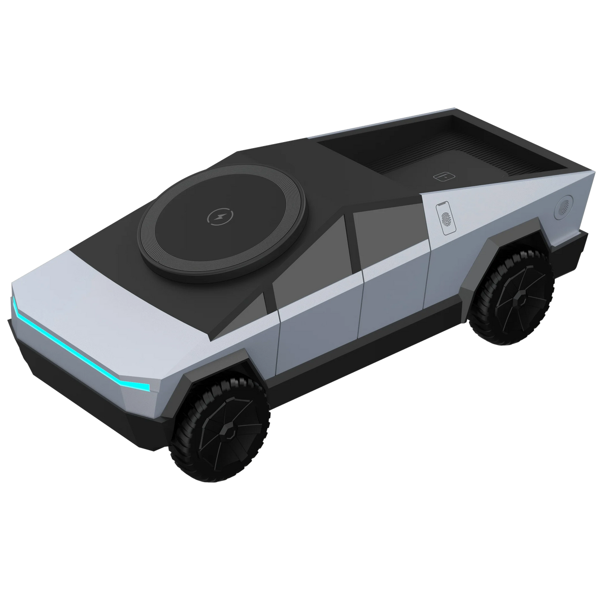 3-in-1 Motorized Rotating Magnetic Wireless Car Charger