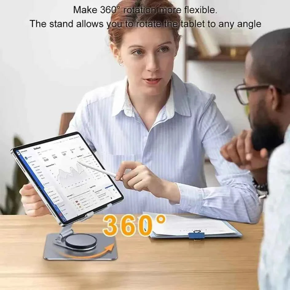 360° Rotation Portable Desktop Bracket Foldable Aluminum Laptop Tablet Holder For iPad Macbook RedmiBook Galaxy Tab Book Laptop