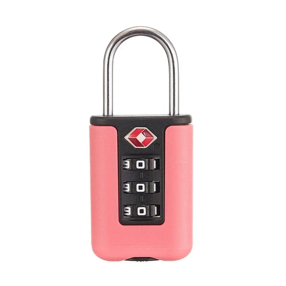 3 Digit Password Lock Mini Luggage Padlock Resettable Coded Lock Combination Lock Dormitory Cabinet Lock Backpack Zipper Lock