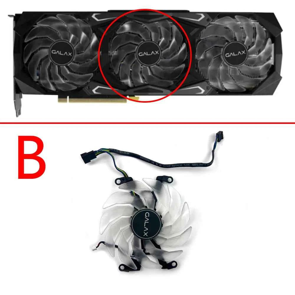 Cooling Fan 90mm 4pin For KFA2 GALAX GeForce RTX 3060 3070 3080 Ti SG (1-Click OC Feature) Graphics Card Cooler Fan