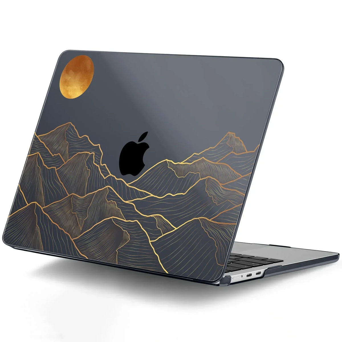 Laptop Case Quicksand Hard Shell For MacBook New Chip M1 Air 13 Pro 13 For Macbook New Pro 14 Pro 16 New Air13.6 M2 Cover Case