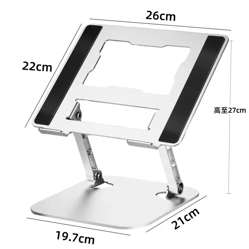 360° Rotation Portable Desktop Bracket Foldable Aluminum Laptop Tablet Holder For iPad Macbook RedmiBook Galaxy Tab Book Laptop