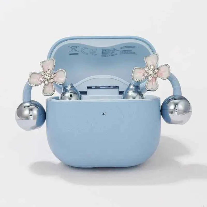 Bling Rhinestone Flower Ear Hook Decoration for FreeClip 1/2 Earbuds