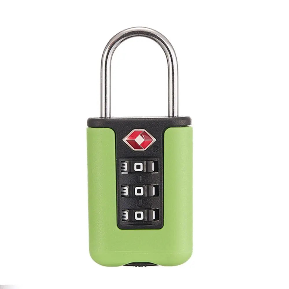3 Digit Password Lock Mini Luggage Padlock Resettable Coded Lock Combination Lock Dormitory Cabinet Lock Backpack Zipper Lock