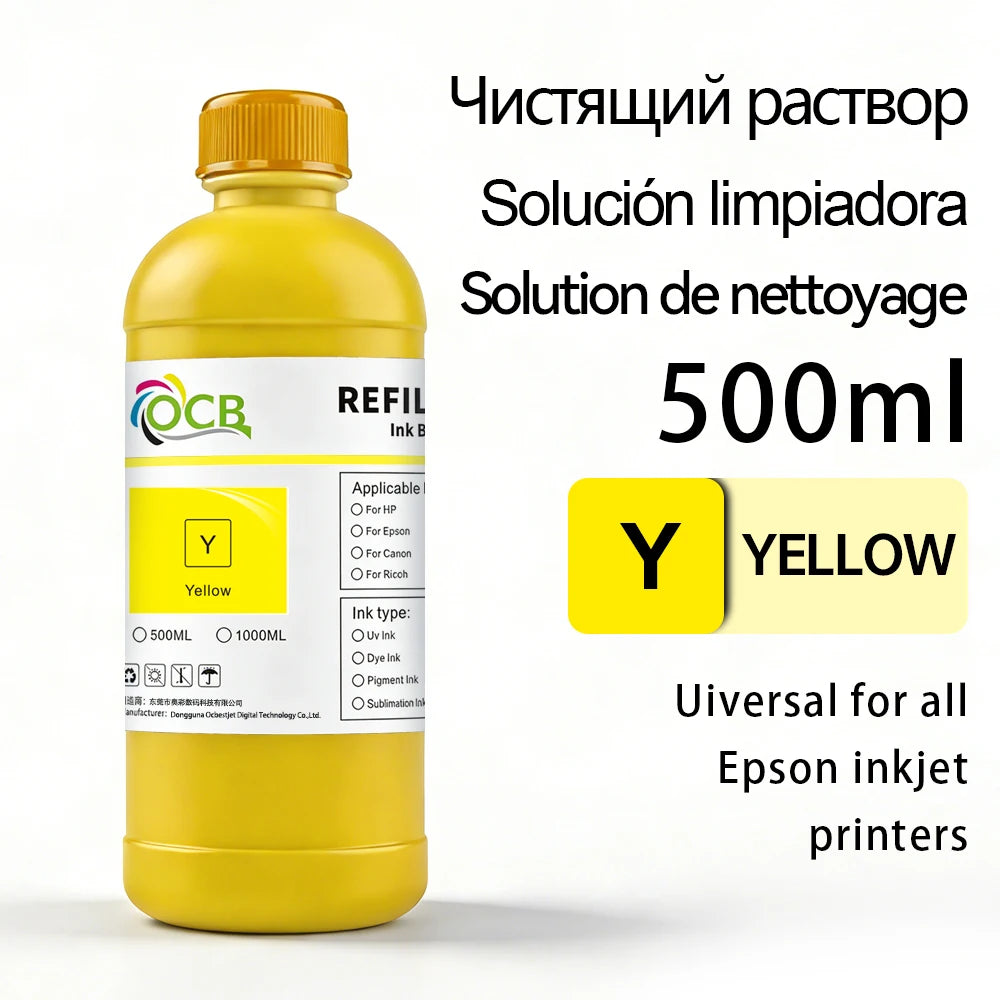 500ML Sublimation Ink DX5 TX800 I3200 I1600 L1800 1390 R1900 L800 XP600 L805 ET-15000 ET-8550 ET-8500 Heat Press Transfer Ink