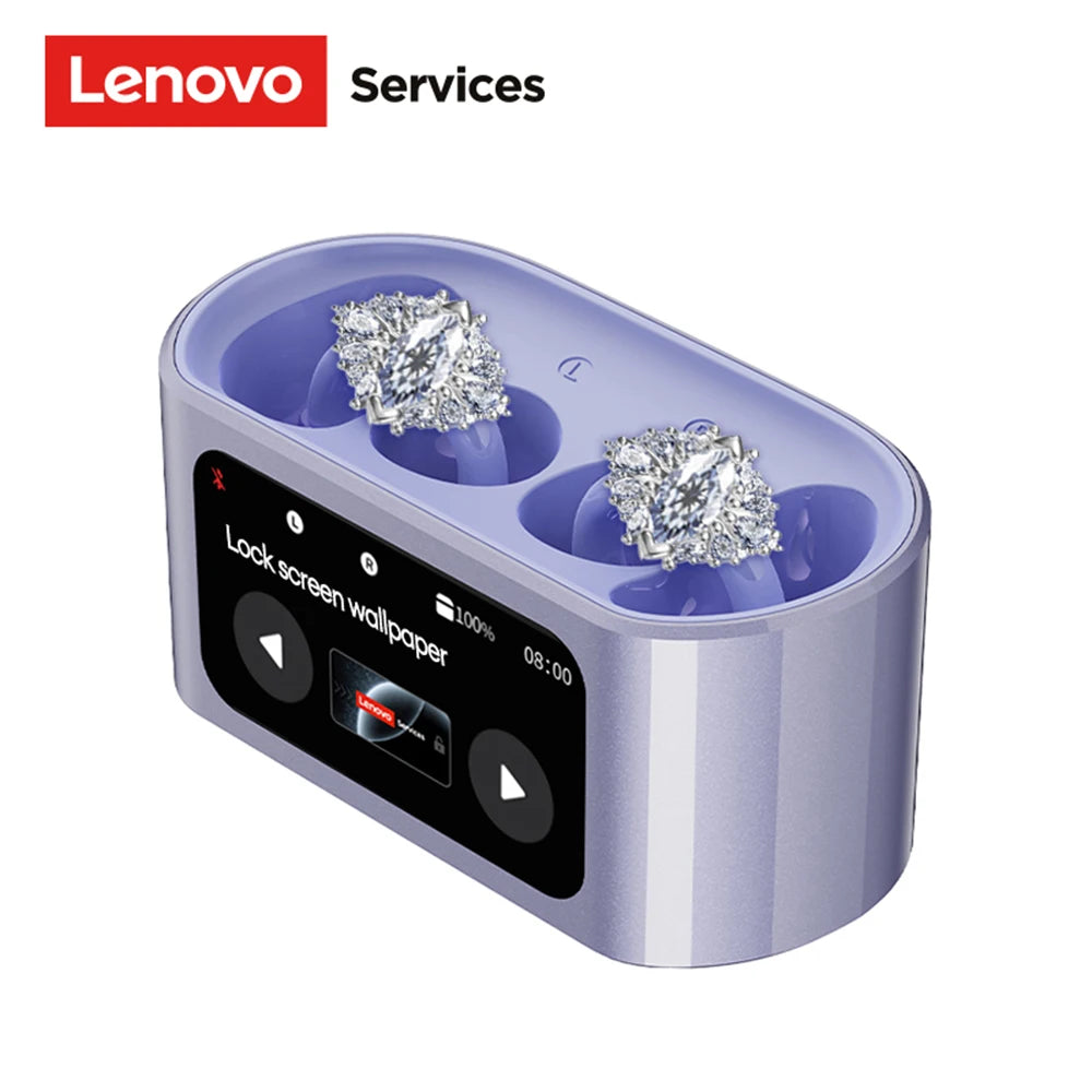 Lenovo RS105 Ear Clip Wireless Earphones with LCD Touchscreen and Bluetooth 6.0