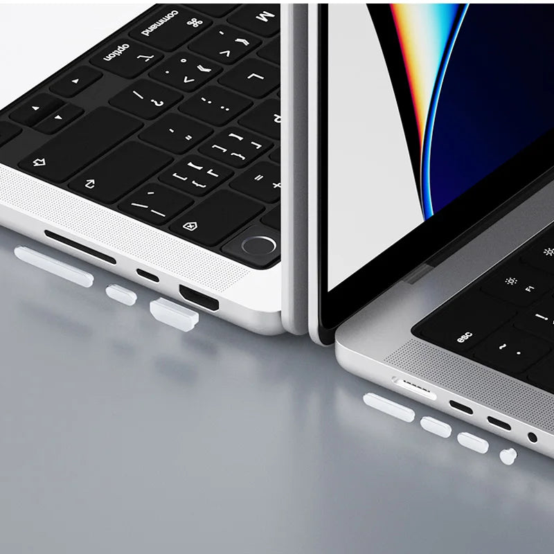 Soft Silicone Anti Dust Plug For MacBook Pro 2025 14 16 inch M5 M4 M3 pro max Stopper Laptop Dustproof Interface Cover